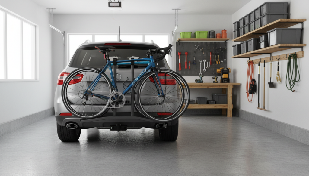 découvrez nos astuces pratiques pour organiser et ranger un support vélo fixé à l'attelage dans votre garage, afin de gagner de l'espace et protéger votre équipement.