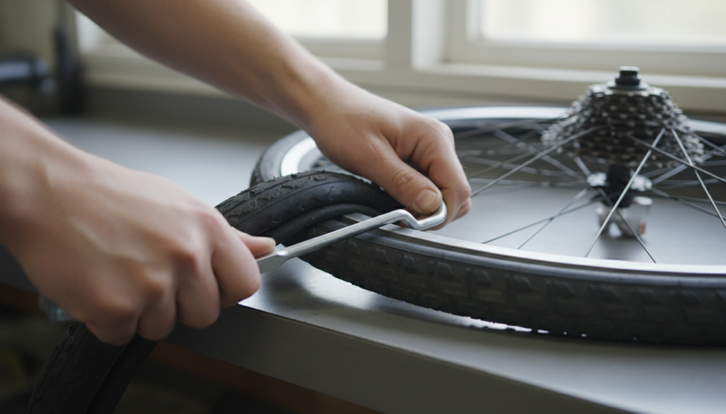 apprenez étape par étape comment démonter facilement un pneu de vélo grâce à notre guide pratique et illustré, idéal pour tous les cyclistes.