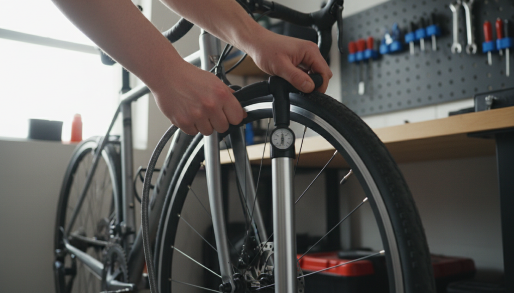 découvrez comment gonfler facilement et correctement le pneu de votre vélo grâce à notre guide étape par étape, pour rouler en toute sécurité.