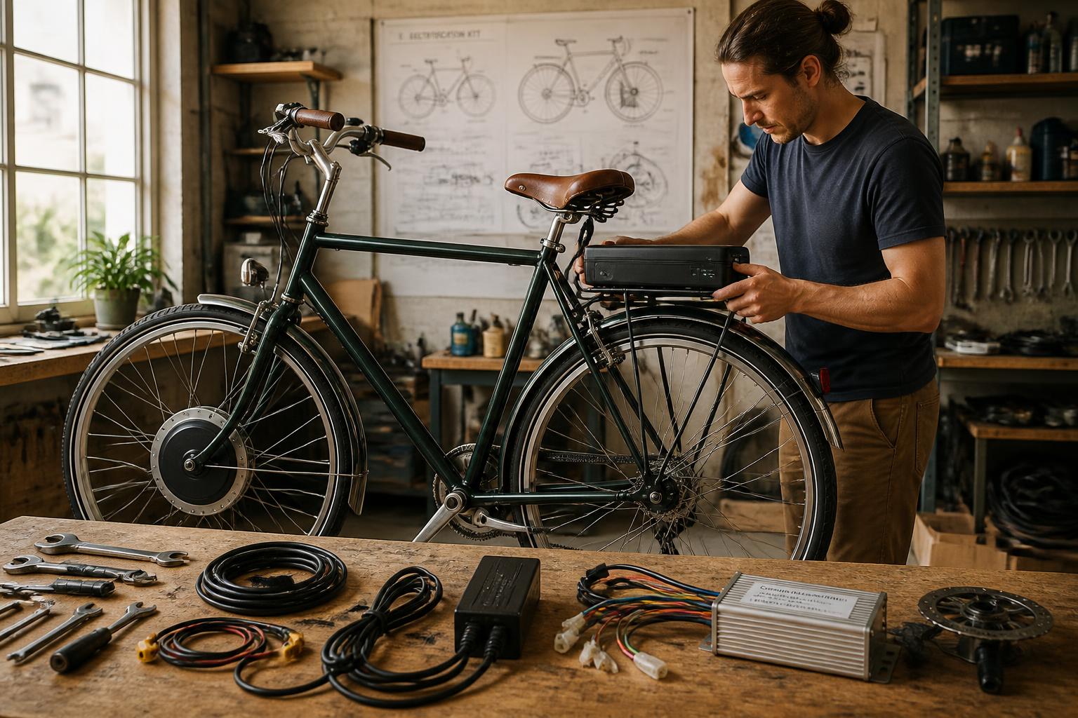 découvrez les étapes essentielles pour électrifier votre vélo et profiter d'une assistance électrique écologique et économique. guide pratique pour transformer votre vélo traditionnel en vélo électrique.