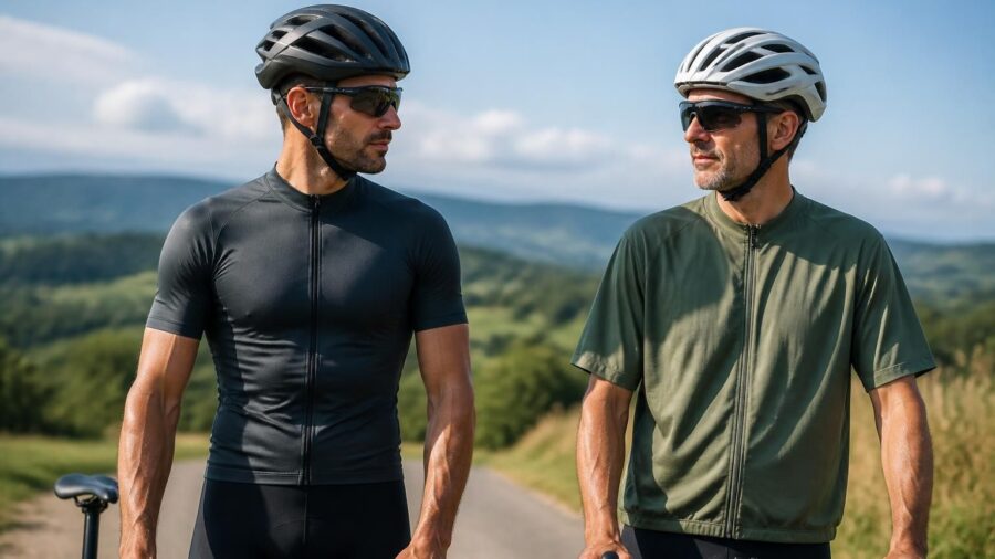 découvrez comment choisir entre un maillot de vélo ajusté ou ample pour un confort optimal et une performance adaptée à votre pratique.