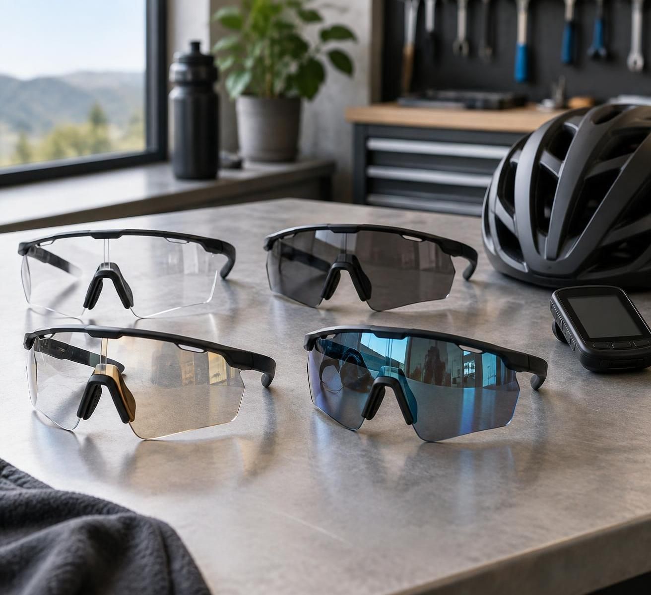 photochromiques, polarisées ou transparentes : découvrez quelles lunettes de vélo choisir selon la luminosité, votre pratique et vos besoins.