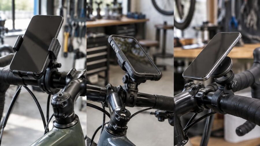 pince, coque dédiée ou fixation magnétique : comparez les supports téléphone pour vélo et choisissez la solution la plus sûre et pratique selon vos besoins.
