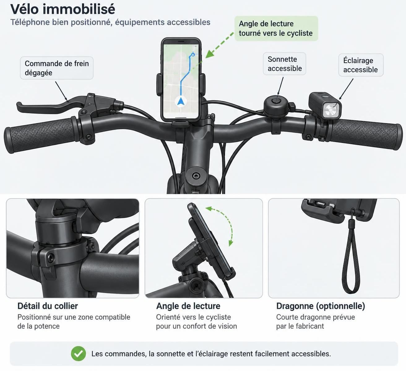 pince, coque dédiée ou fixation magnétique : comparez les supports téléphone pour vélo et choisissez la solution adaptée à vos trajets et à votre smartphone.
